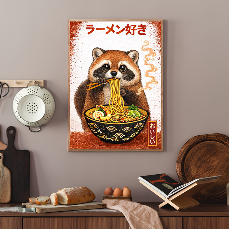 Funny Japanese Food Posters Cu - Japanese Food Lifestyle incelemesi ve fiyatı