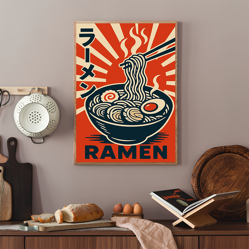 Vintage Style Japanese Food Po - Japanese Traditional Lifestyle incelemesi ve fiyatı
