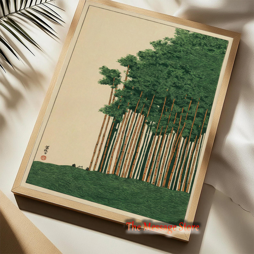 Vintage Japanese Forest Pine T - Japanese Traditional Lifestyle incelemesi ve fiyatı