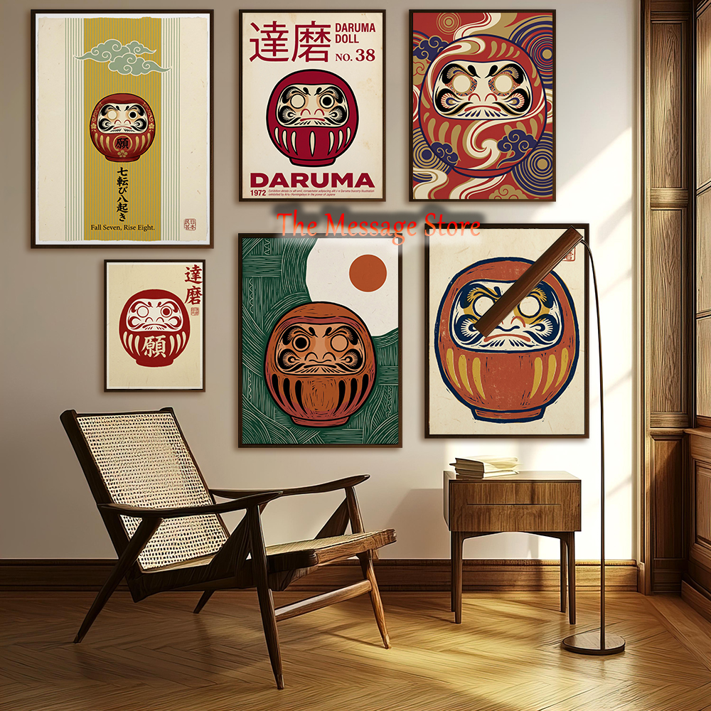 Japanese Daruma Doll Vintage S - Japanese Traditional Lifestyle incelemesi ve fiyatı