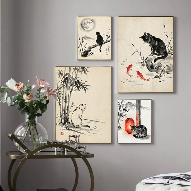 Japanese Cat Sleeping by Lante - Japanese Minimalism Lifestyle incelemesi ve fiyatı