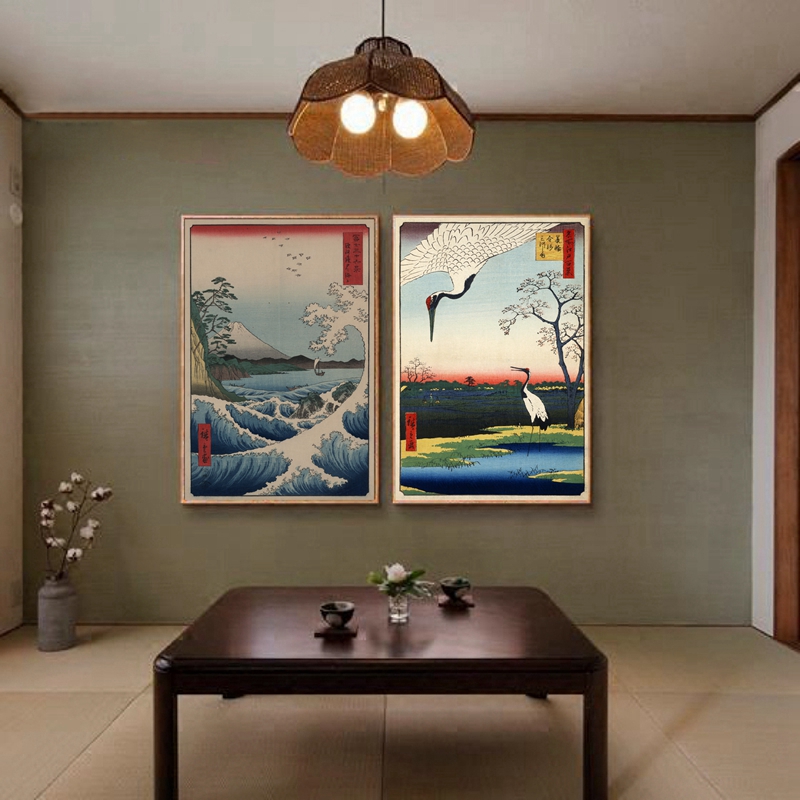 Japanese Prints Wall Art Canva - Japanese Traditional Lifestyle incelemesi ve fiyatı
