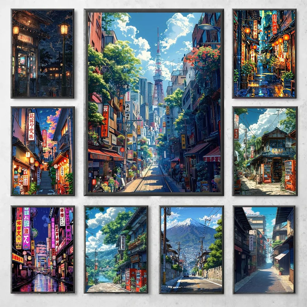 Manga Style Japanese Street La - Japanese Lifestyle Gifts incelemesi ve fiyatı