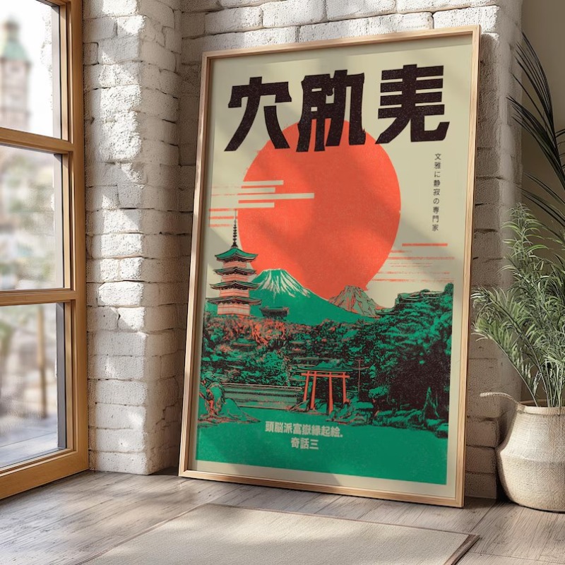 Retro Pop Japanese Mt.Fuji Pag - Japanese Lifestyle Gifts incelemesi ve fiyatı